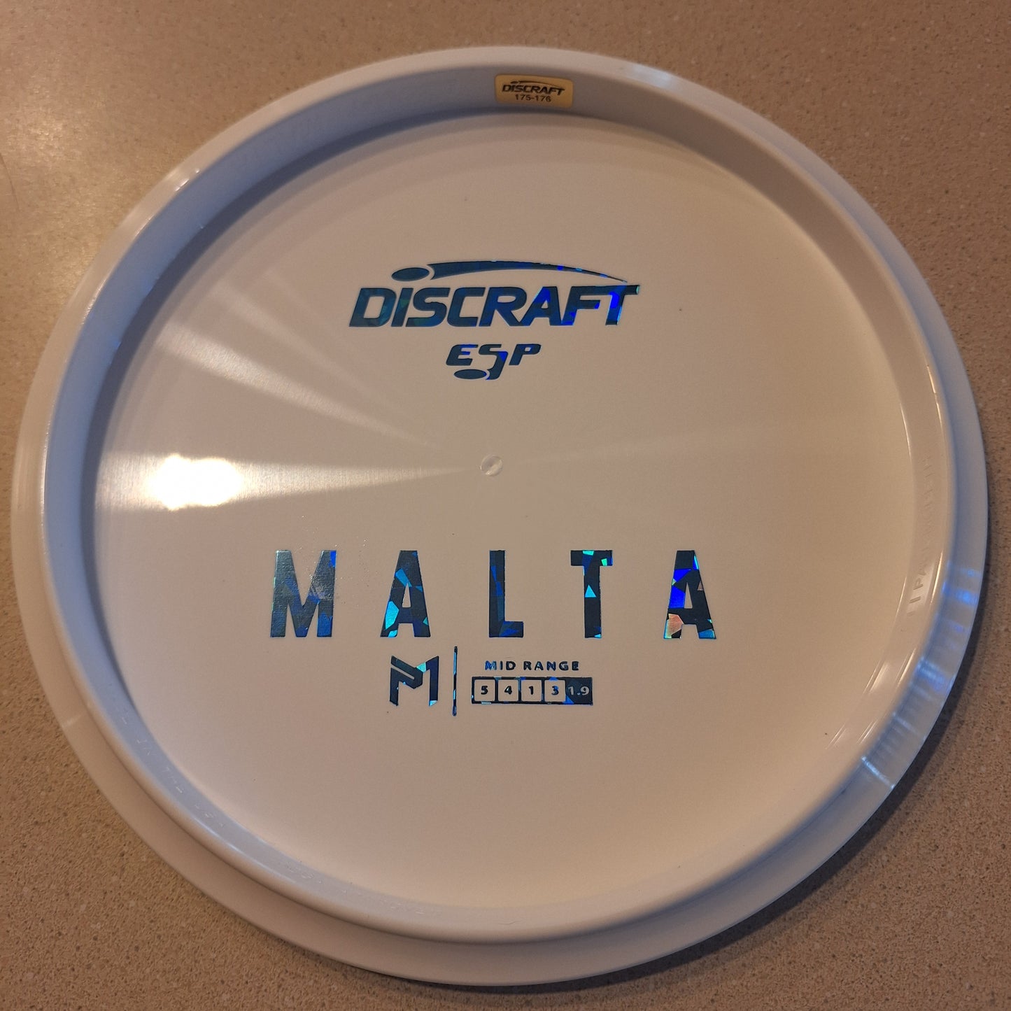 Discraft Paul McBeth Dyer's Delight ESP Malta Bottom Stamp