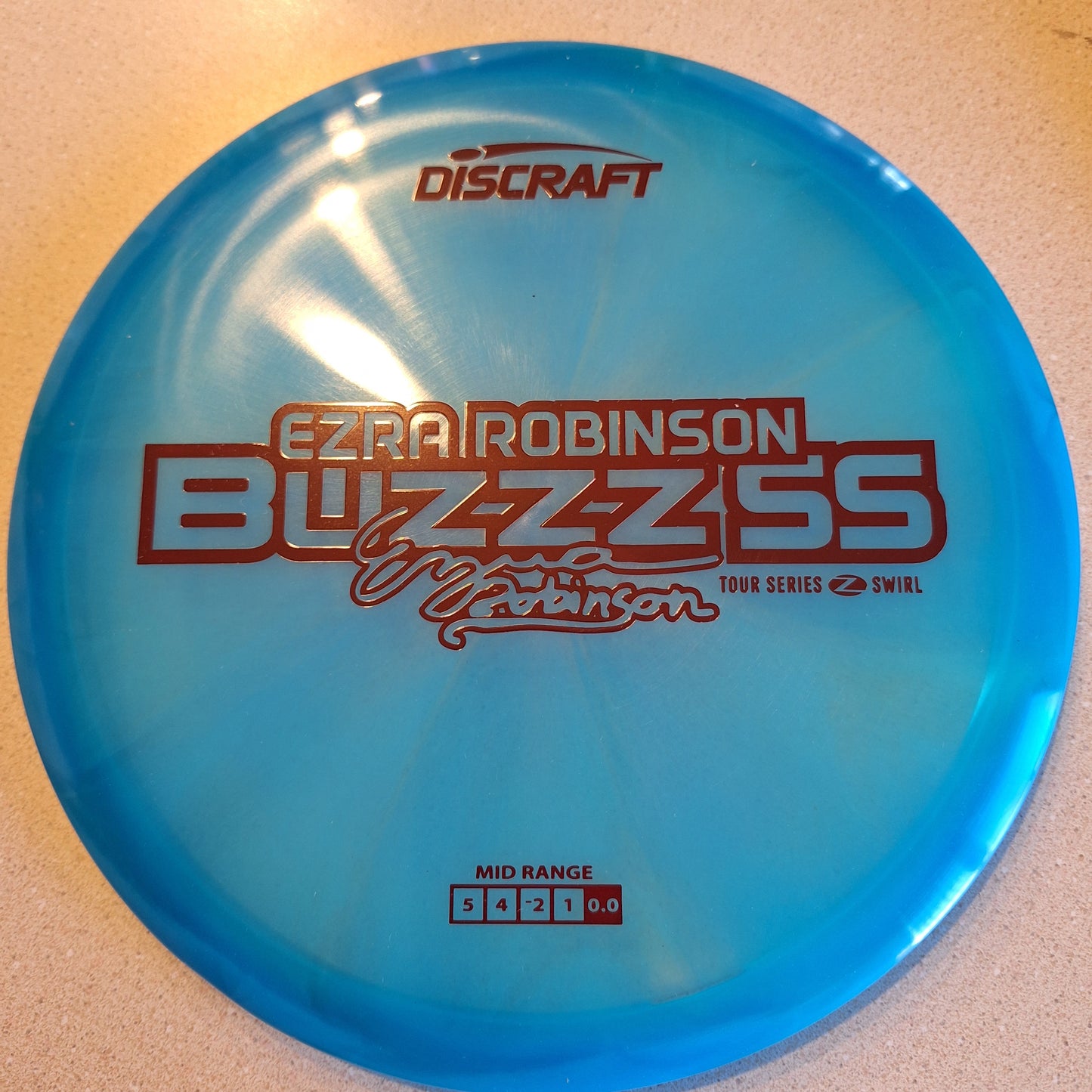 Discraft 2025 Tour Series Ezra Robinson Z Swirl Buzzz SS
