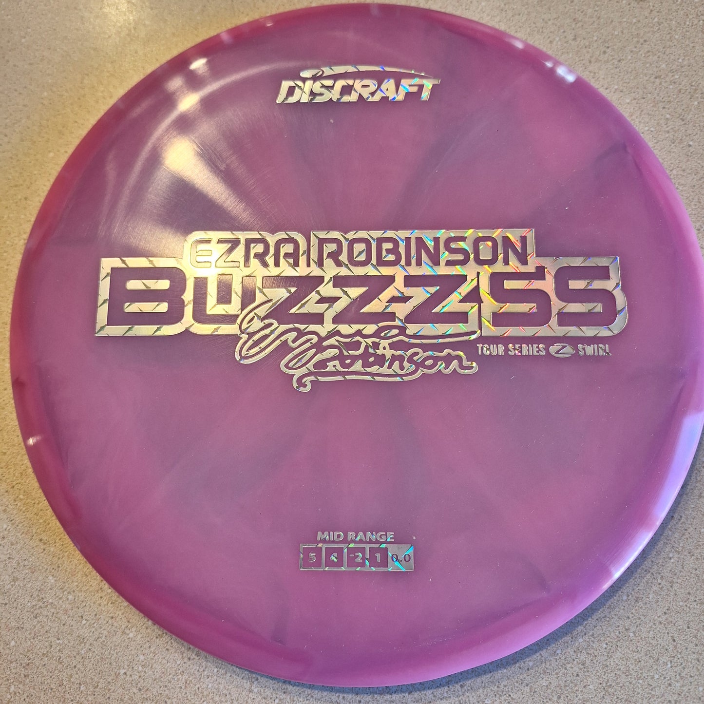 Discraft 2025 Tour Series Ezra Robinson Z Swirl Buzzz SS