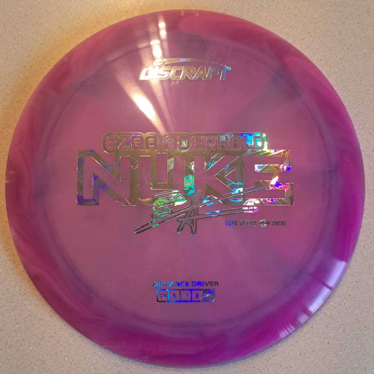 Discraft 2025 Tour Series Ezra Aderhold Z Swirl Nuke