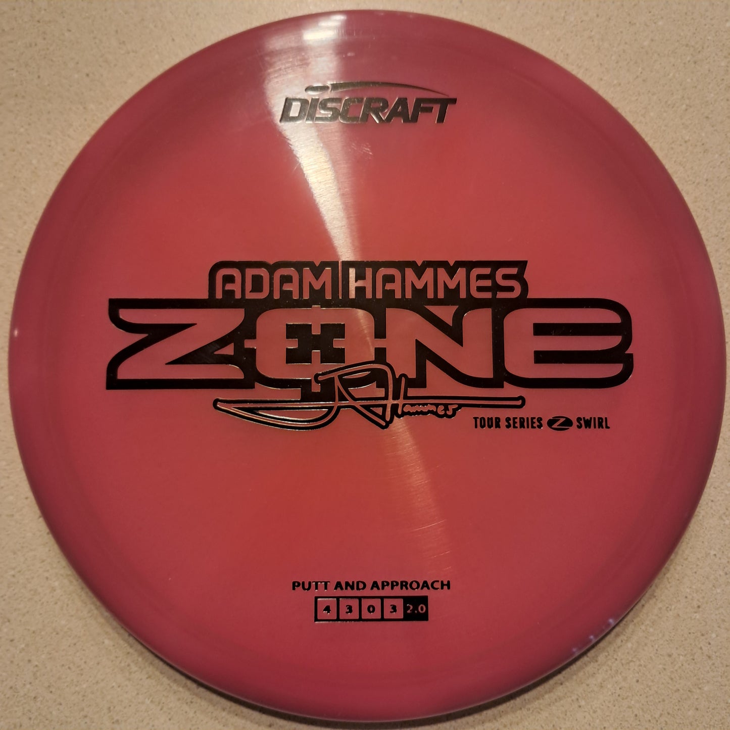 Discraft 2025 Tour Series Adam Hammes Z Swirl Zone