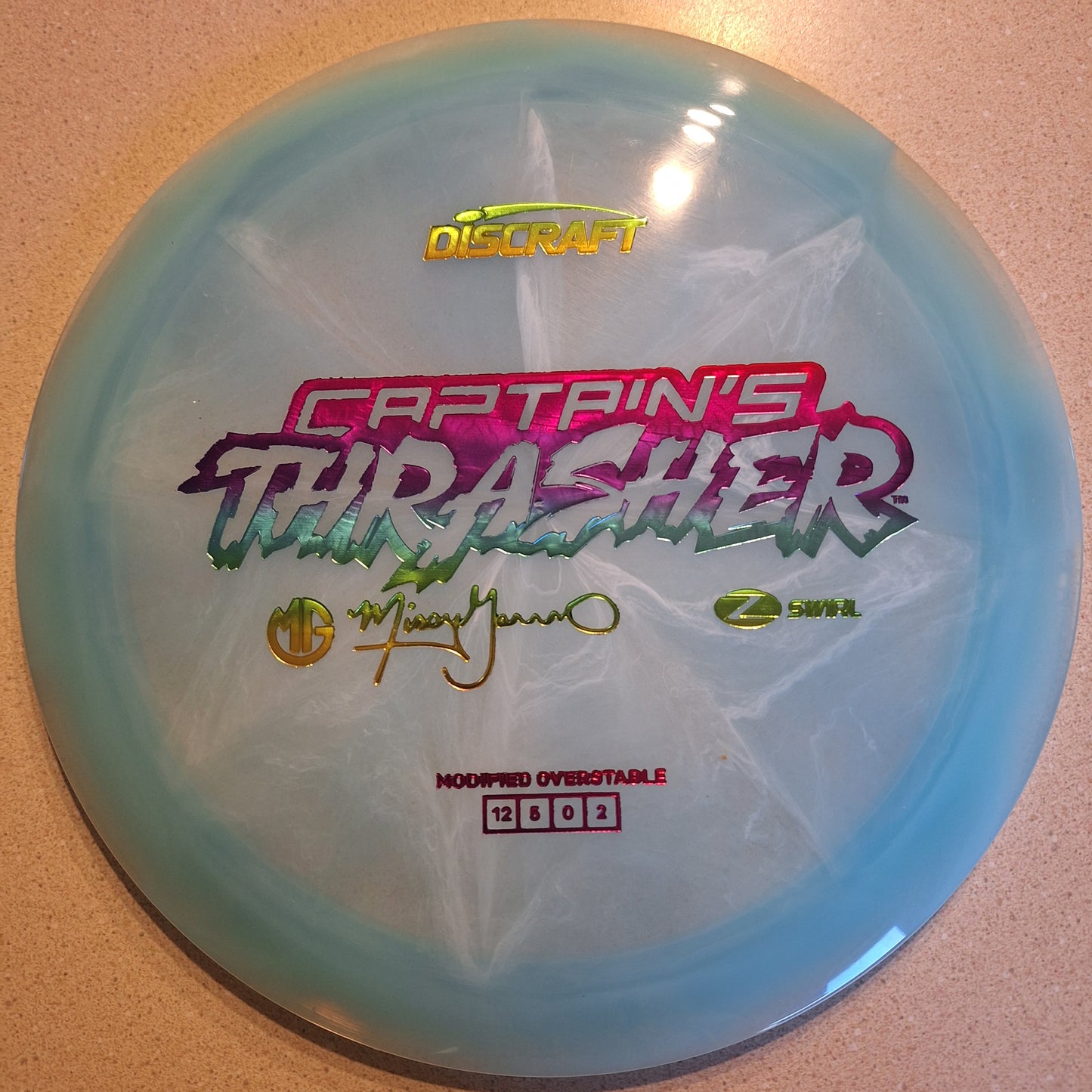 Discraft 2026 Tour Series Missy Gannon Z Swirl Captain's Thrasher