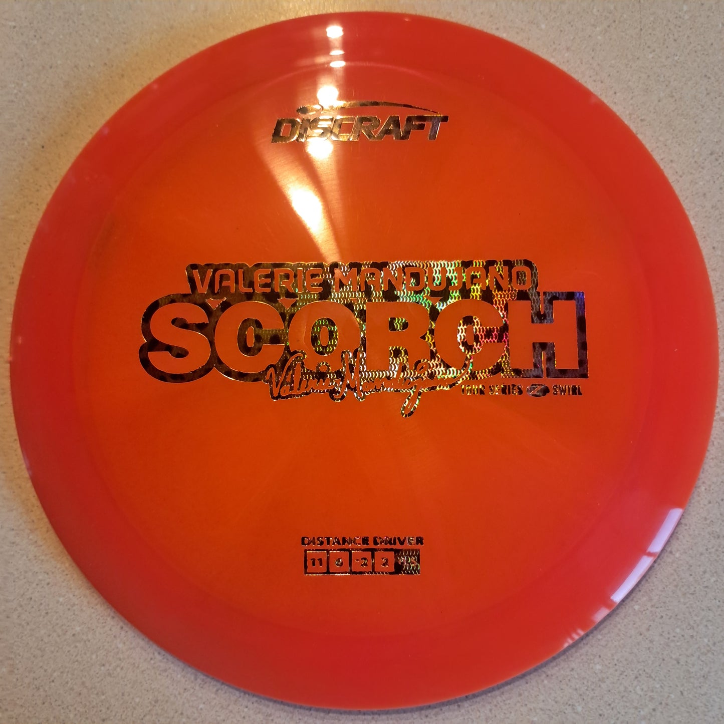 Discraft 2025 Tour Series Valerie Mandujano Z Swirl Scorch