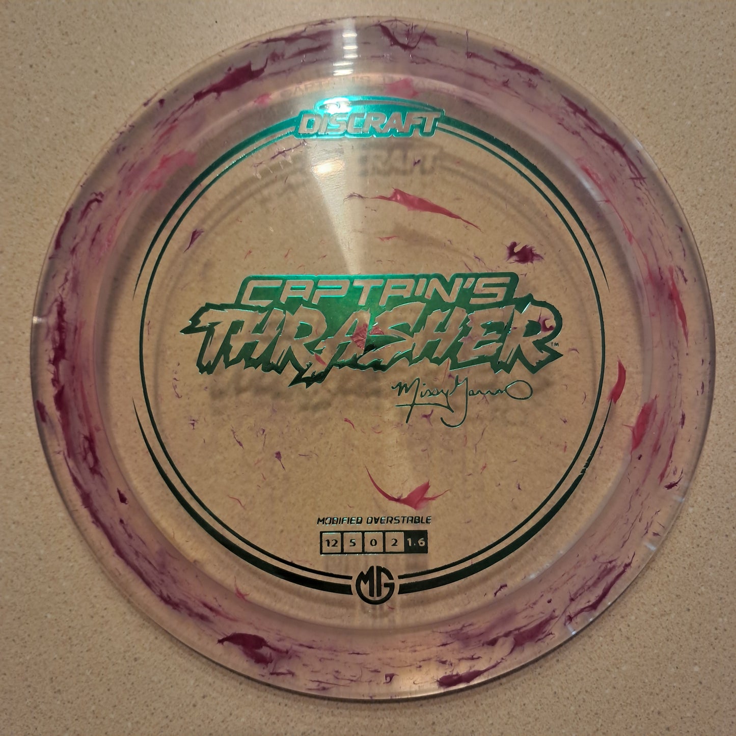 Discraft 2025 Missy Gannon Z Jawbreaker Captain’s Thrasher