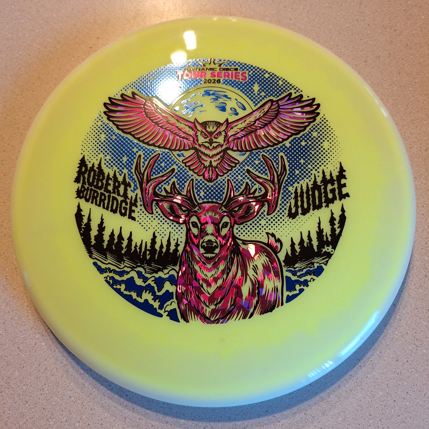 Dynamic Discs Robert Burridge 2026 Team Series Lucid-X Moonshine Orbit Judge