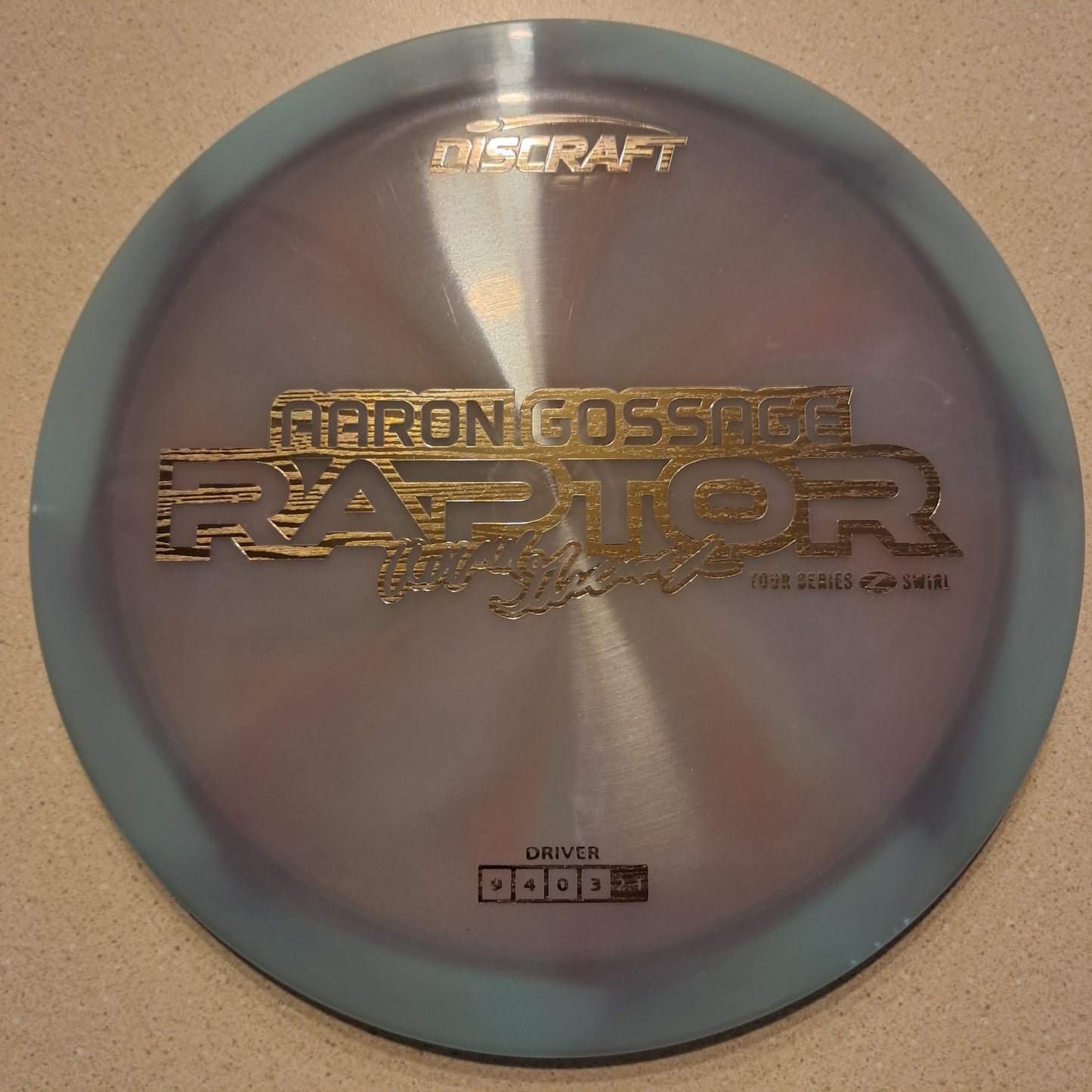 Discraft 2025 Tour Series Aaron Gossage Z Swirl Raptor