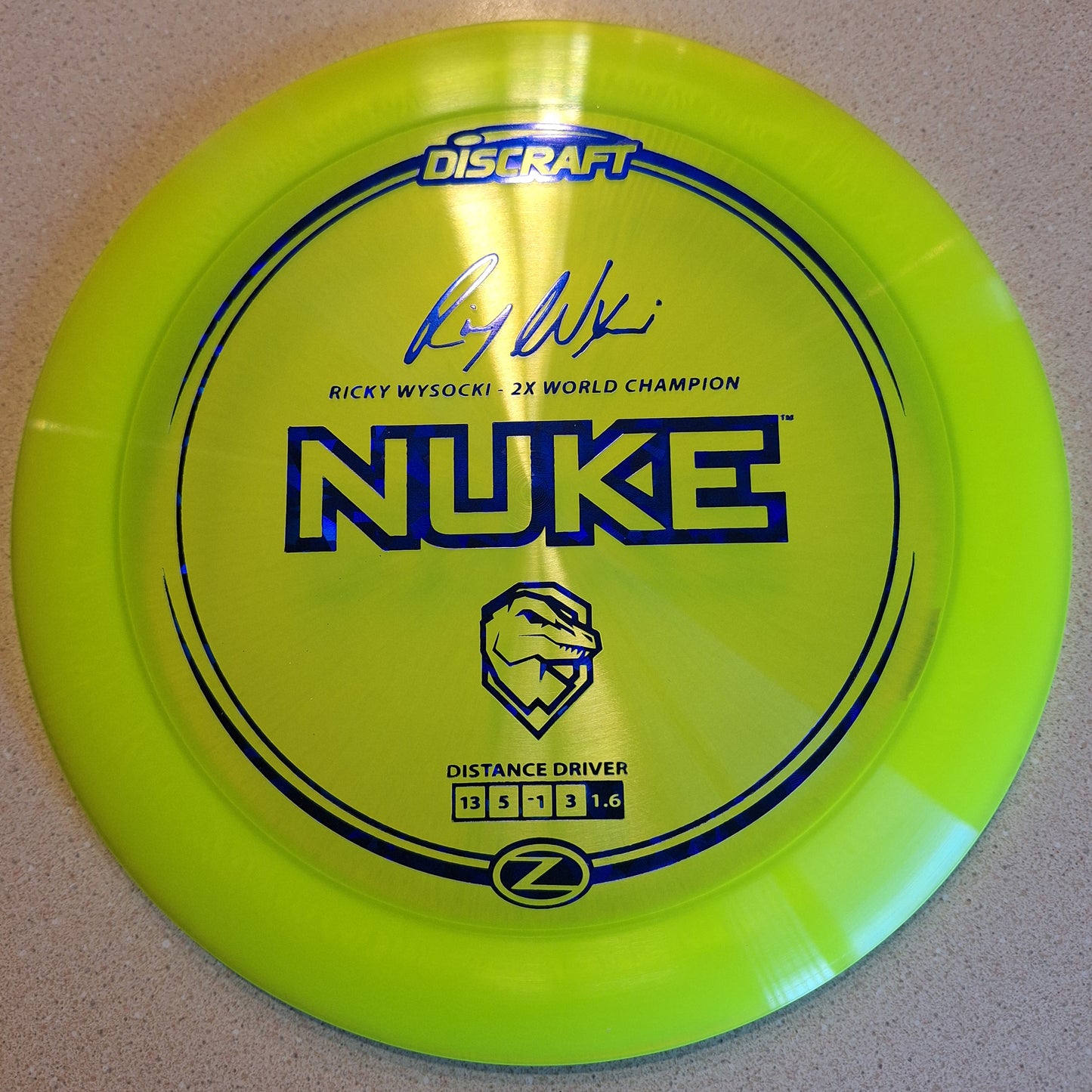 Discraft Ricky Wysocki 2xWorld Champion Z Nuke