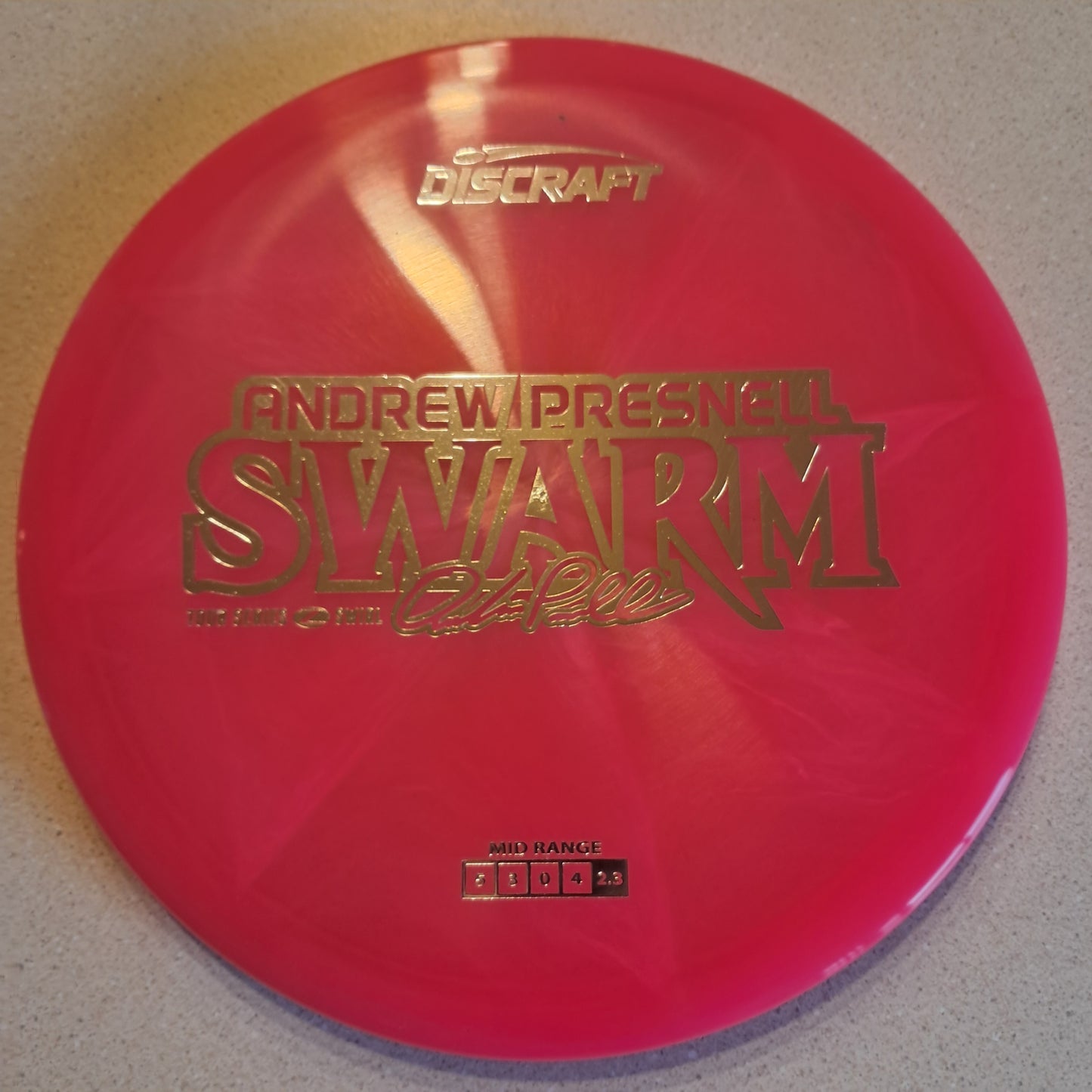 Discraft 2025 Tour Series Andrew Presnell Z Swirl Swarm
