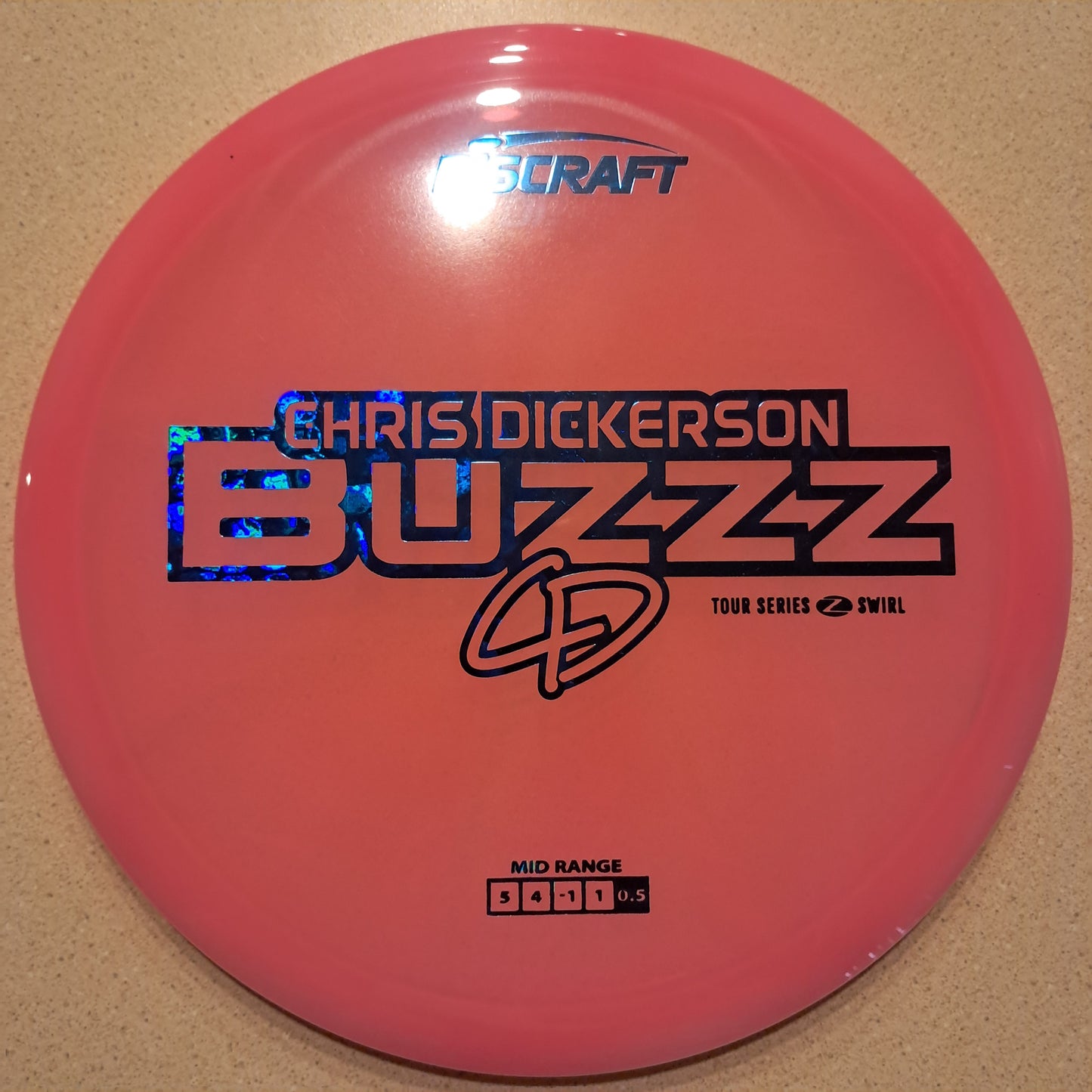 Discraft 2025 Tour Series Chris Dickerson Z Swirl Buzzz