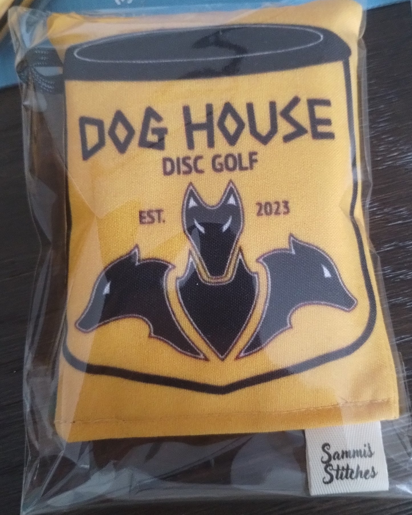 Custom Dog House Chalk Bags by Sammi's Stitches