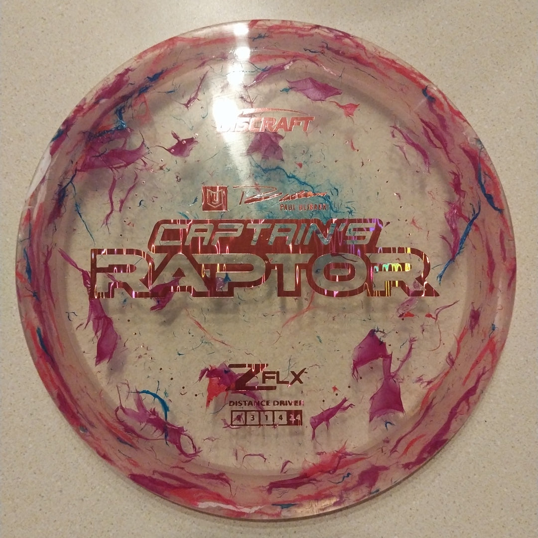 Discraft Paul Ulibarri Jawbreaker Z FLX Captain's Raptor