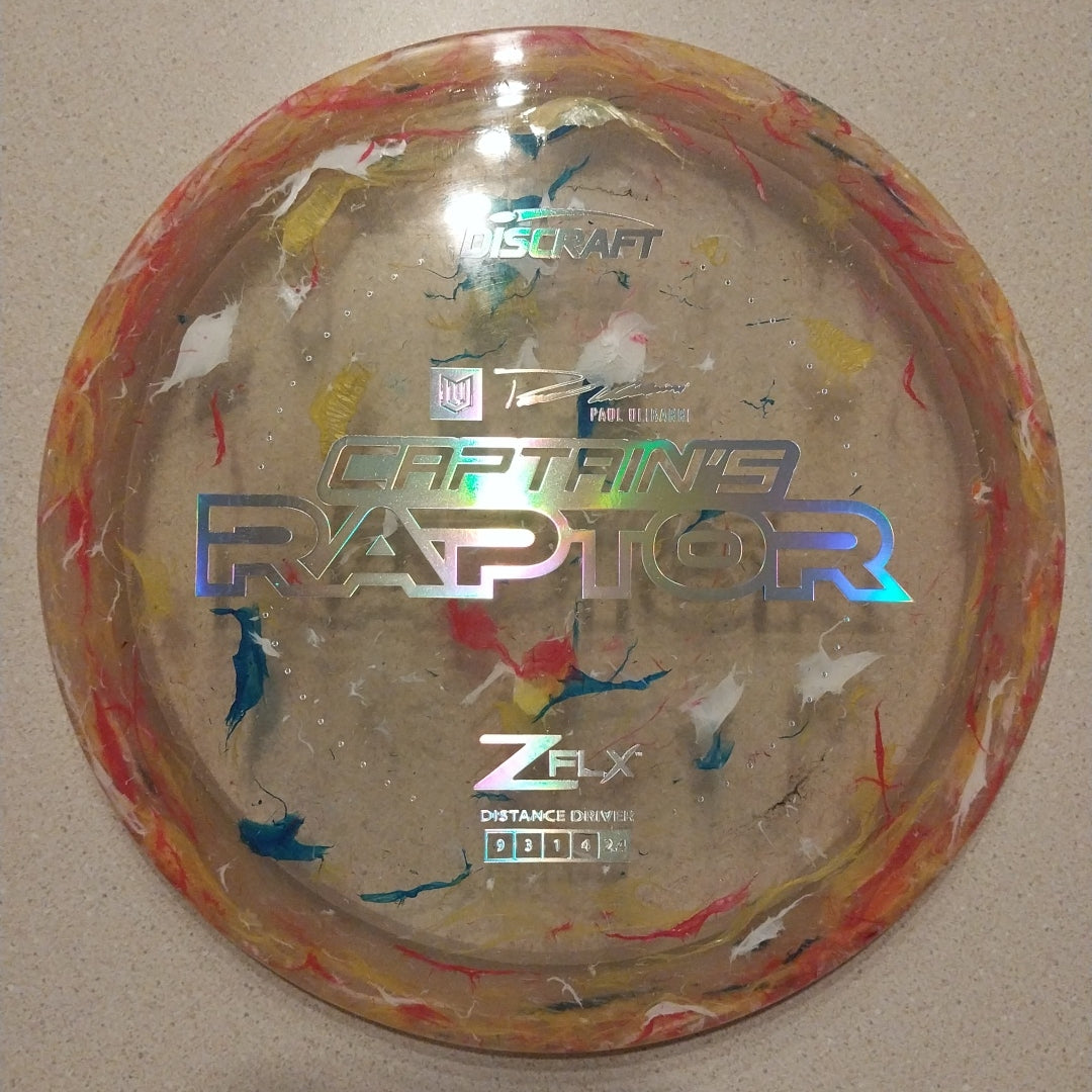 Discraft Paul Ulibarri Jawbreaker Z FLX Captain's Raptor