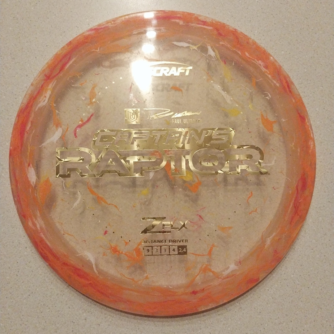 Discraft Paul Ulibarri Jawbreaker Z FLX Captain's Raptor