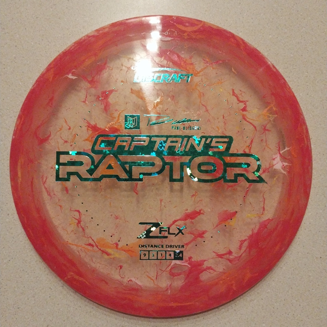 Discraft Paul Ulibarri Jawbreaker Z FLX Captain's Raptor