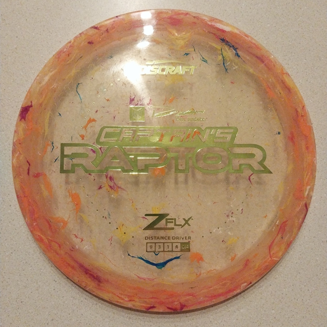 Discraft Paul Ulibarri Jawbreaker Z FLX Captain's Raptor