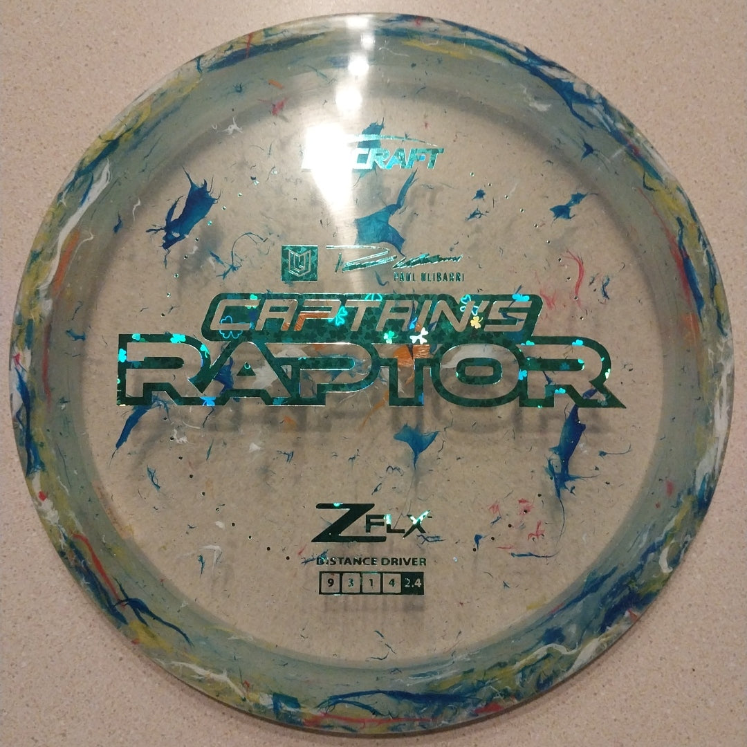 Discraft Paul Ulibarri Jawbreaker Z FLX Captain's Raptor