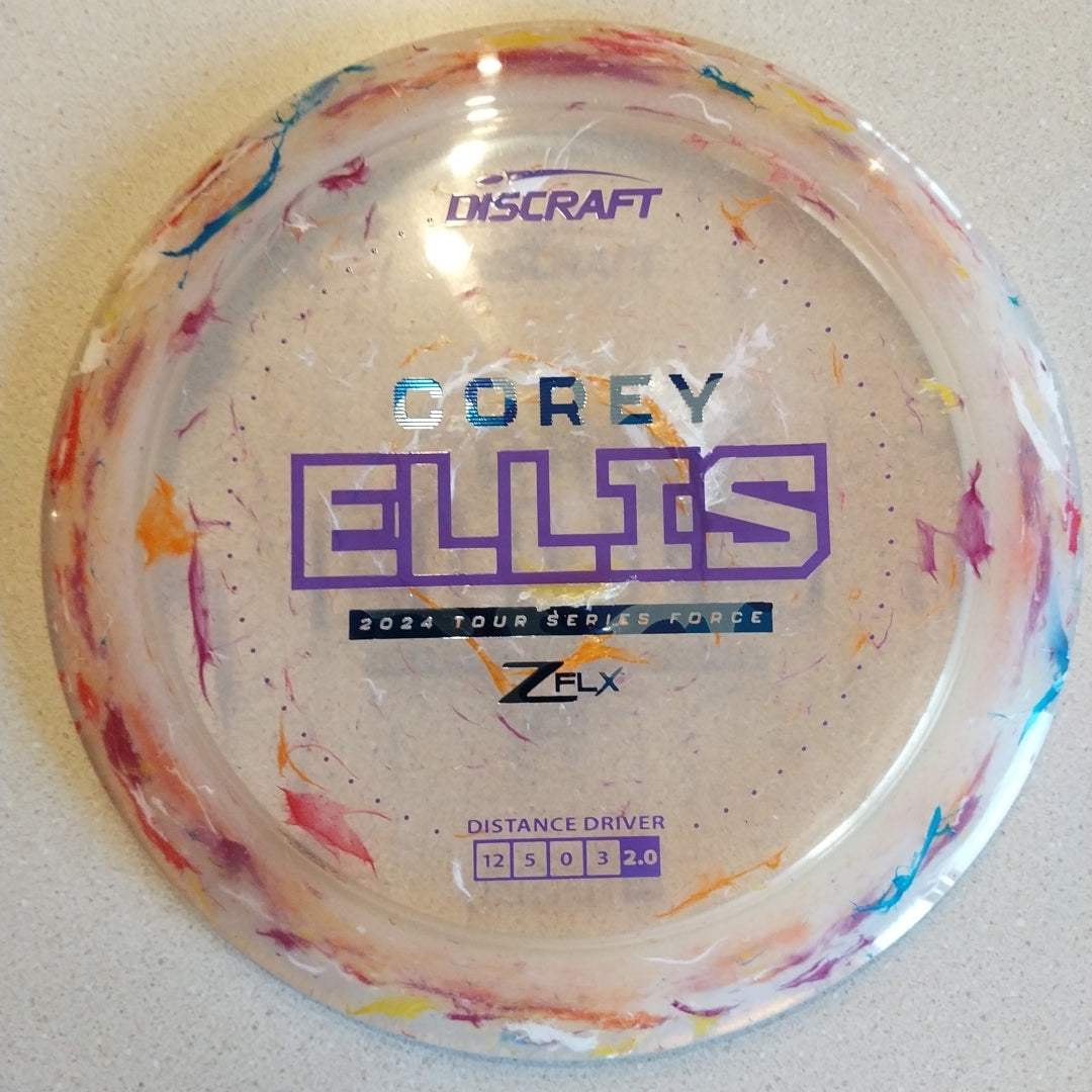 Discraft 2024 Tour Series Corey Ellis JB Z Flx Force