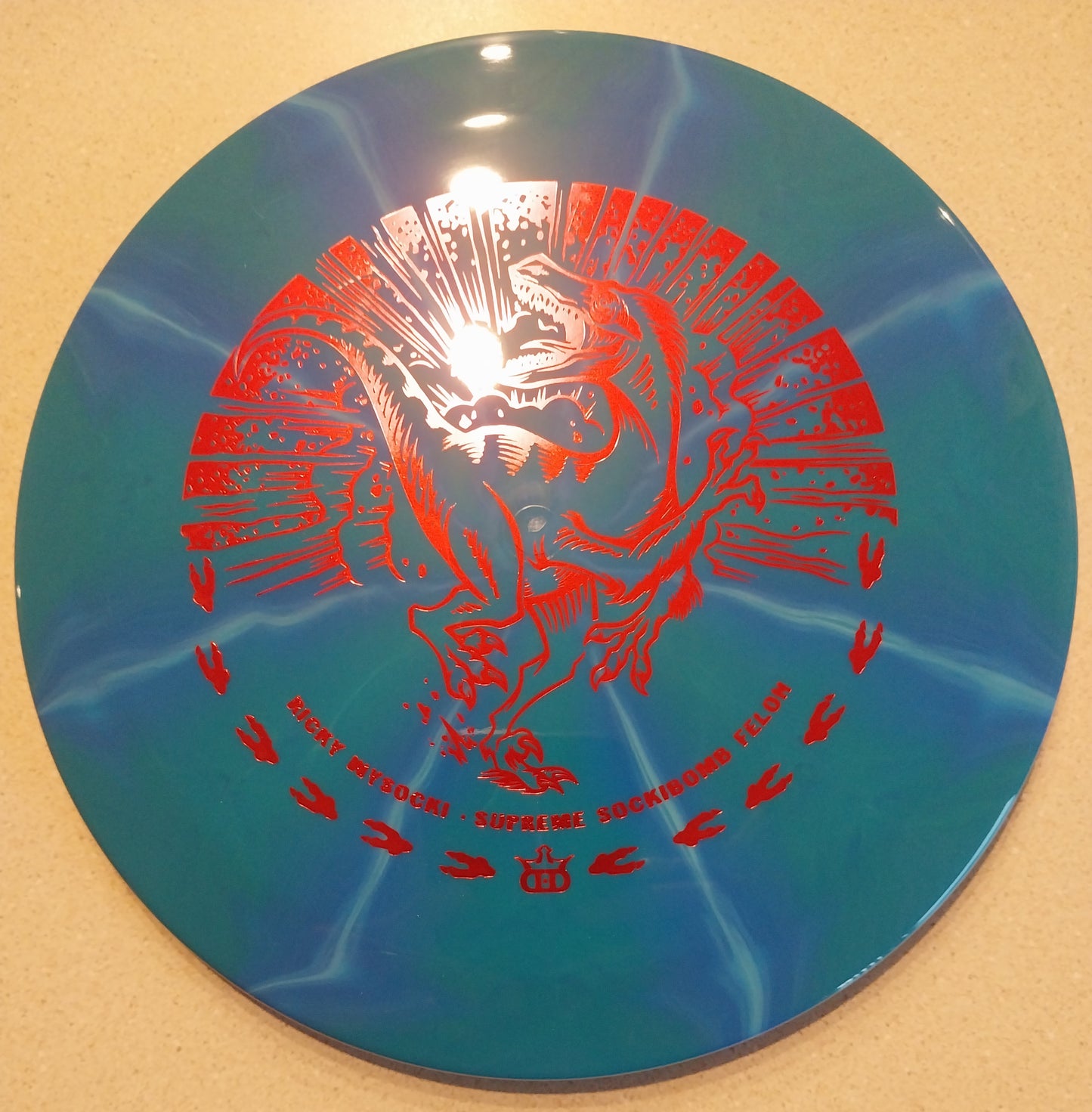 Dynamic Discs Supreme Burst Sockibomb Felon Ricky Wysocki 2024