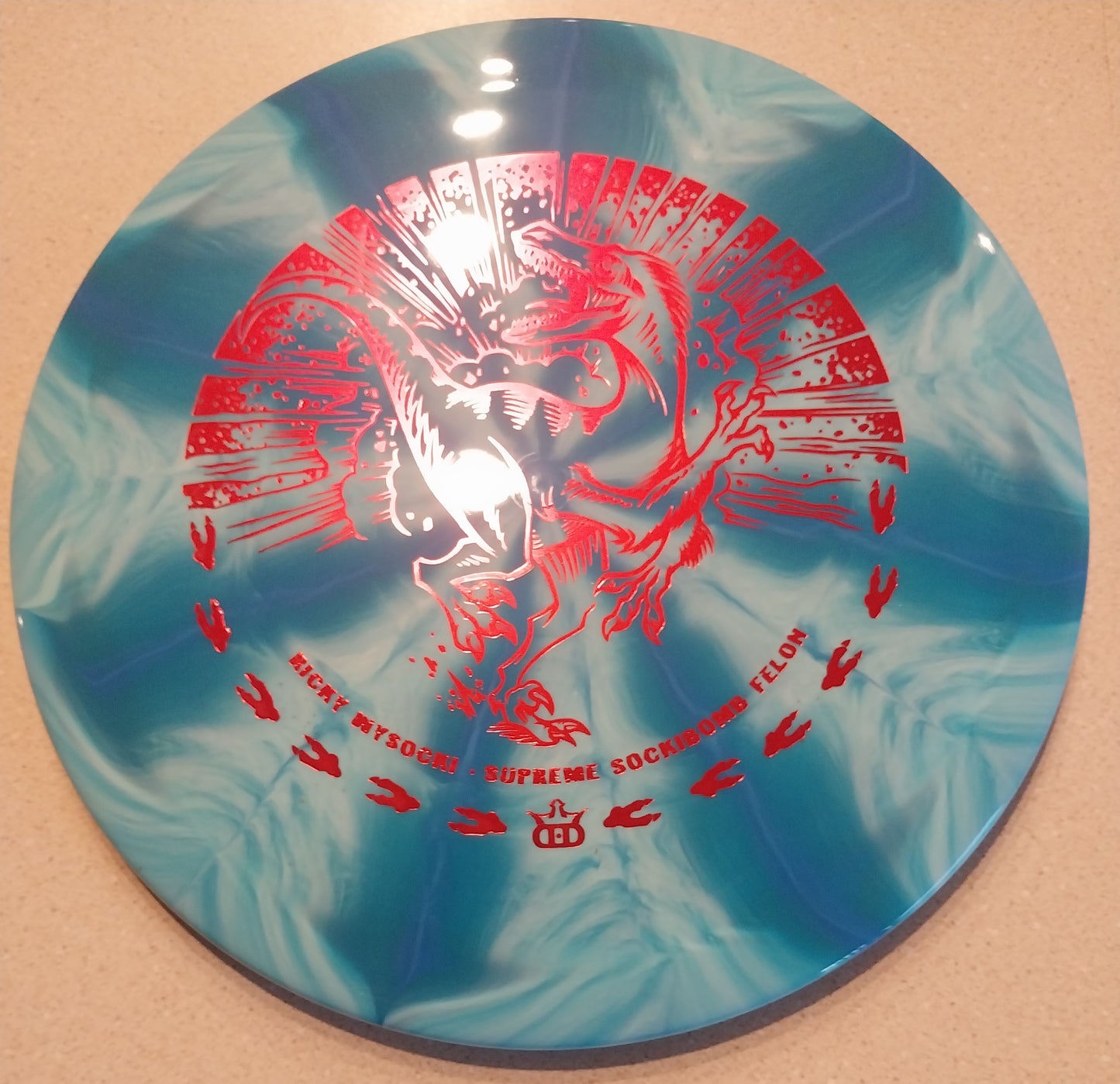 Dynamic Discs Supreme Burst Sockibomb Felon Ricky Wysocki 2024