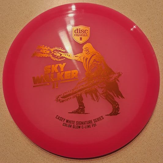 Discmania Casey White Signature Series Color Glow C-Line FD1 (Sky Walker 2)