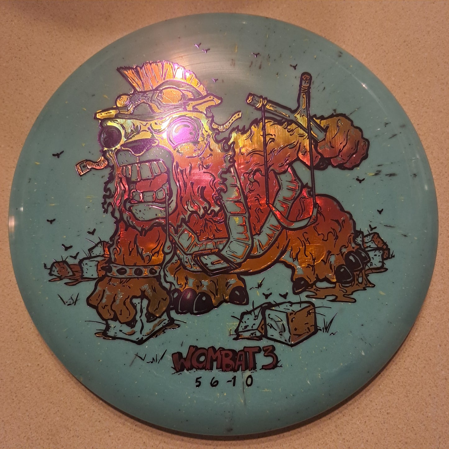 Innova Limited Edition Unhinged Stamp Star Splatter Wombat 3