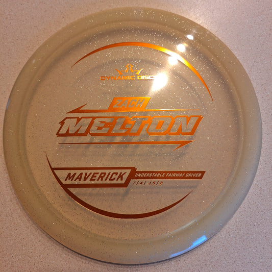Dynamic Discs Lucid Gold Metal Flake Maverick-Zach Melton