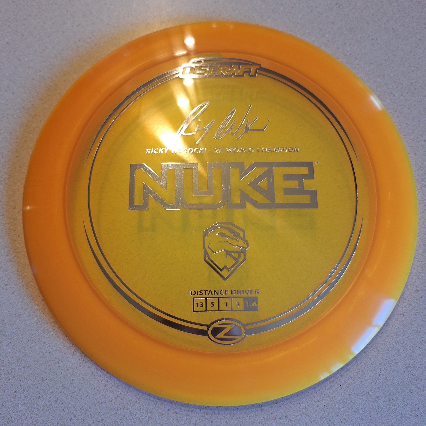 Discraft Ricky Wysocki 2xWorld Champion Z Nuke