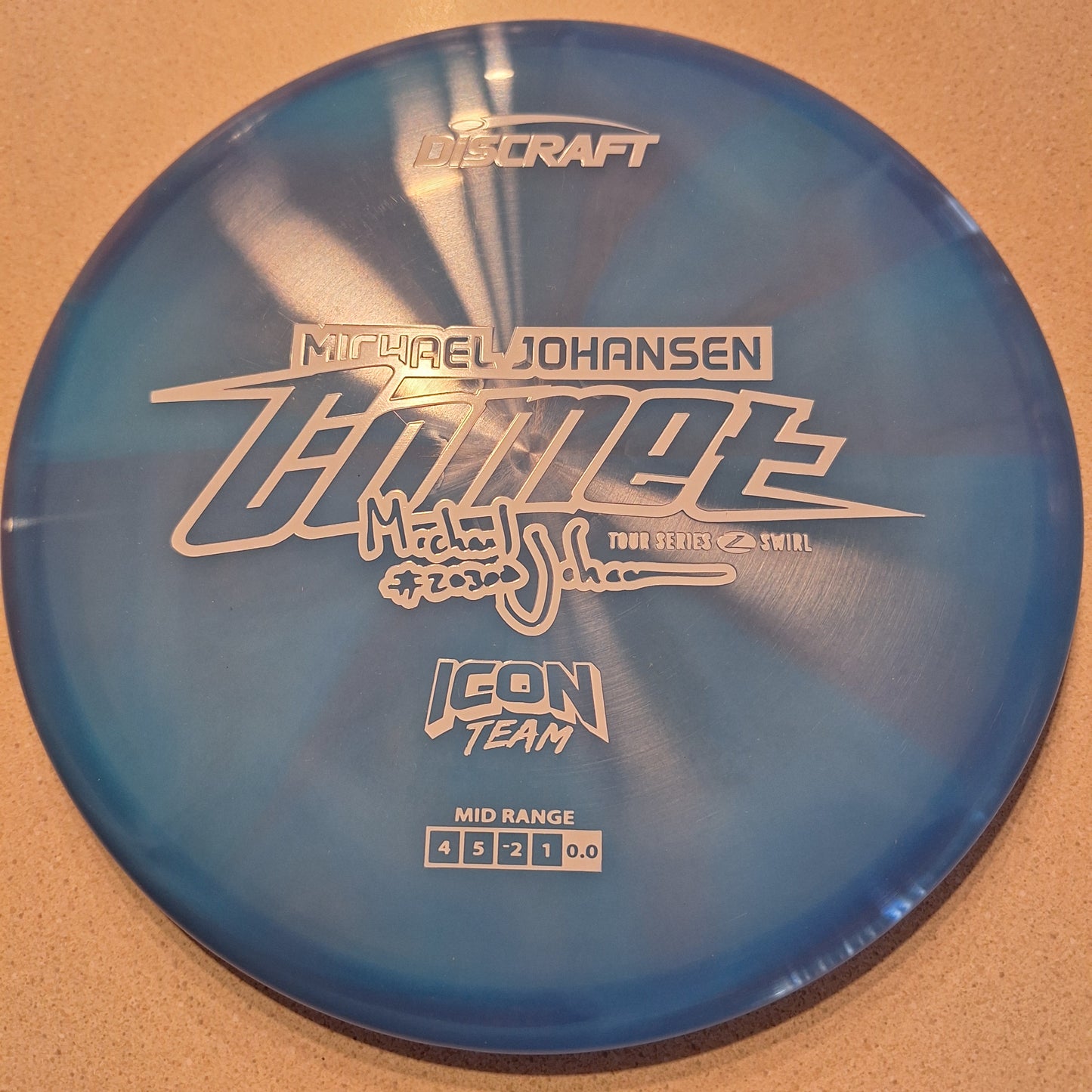 Discraft 2025 Michael Johansen Tour Series Z Swirl Comet
