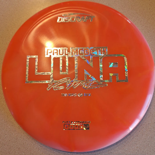 Discraft 2025 Tour Series Paul McBeth Z Swirl Luna