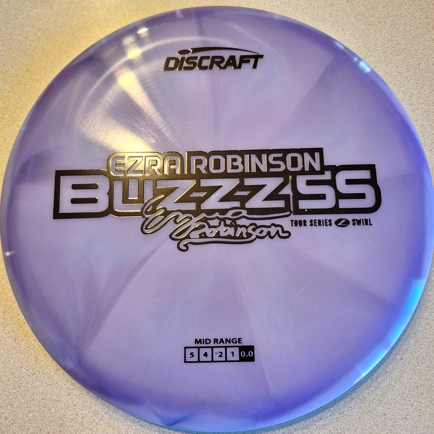 Discraft 2025 Tour Series Ezra Robinson Z Swirl Buzzz SS