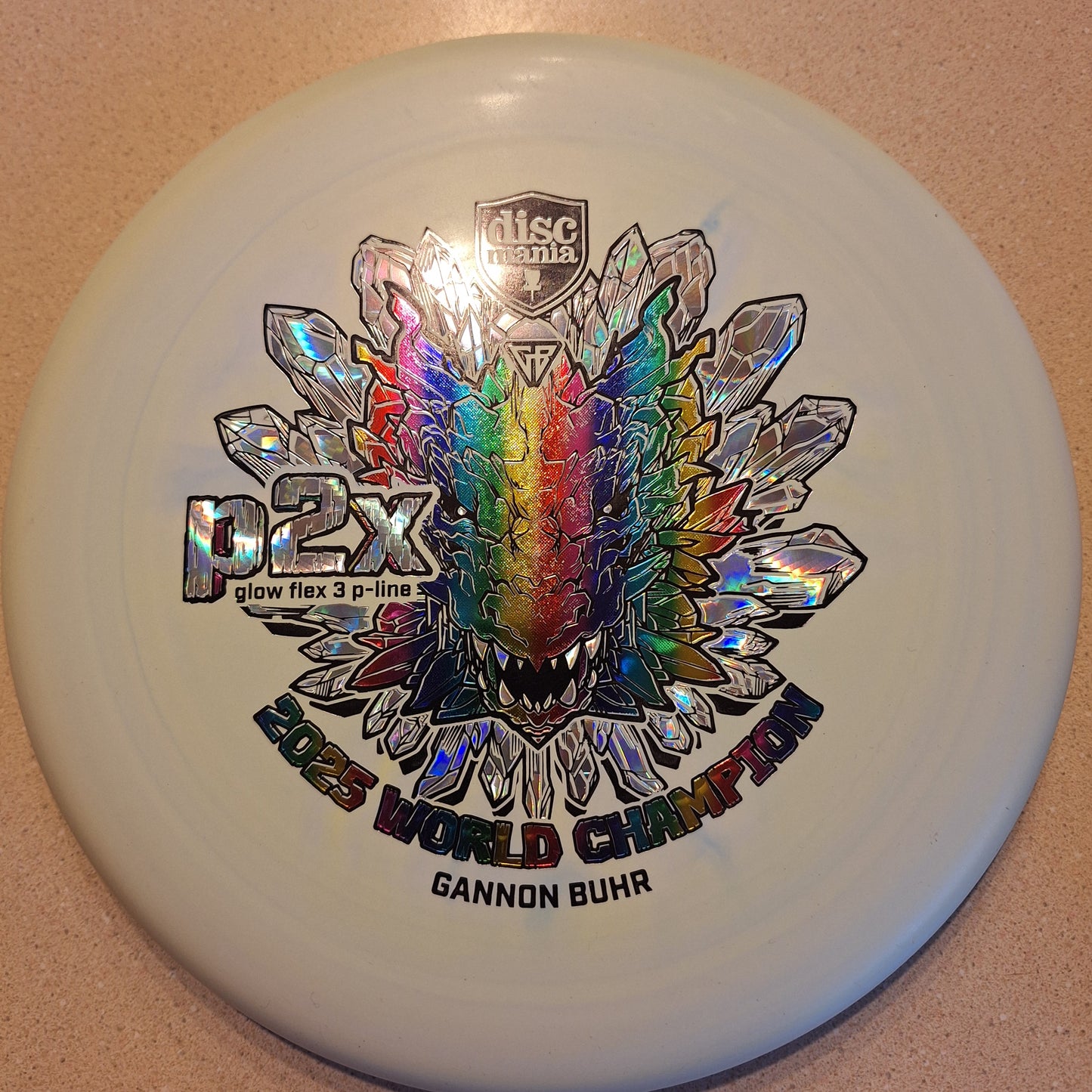 Discmania Glow Flex 3 P-Line P2X- Gannon Buhr Triumph Series 2025 World Champion