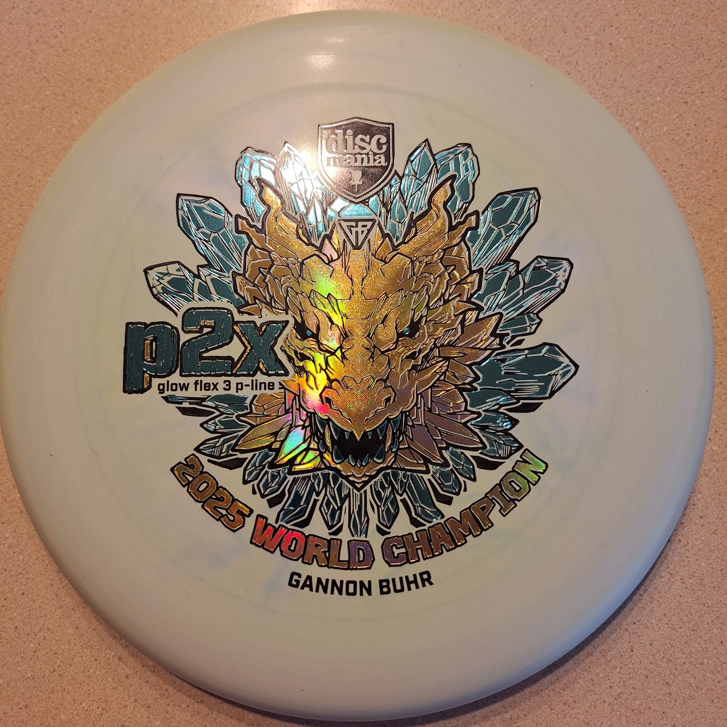 Discmania Glow Flex 3 P-Line P2X- Gannon Buhr Triumph Series 2025 World Champion