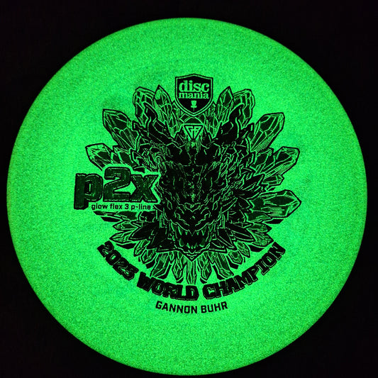 Discmania Glow Flex 3 P-Line P2X- Gannon Buhr Triumph Series 2025 World Champion
