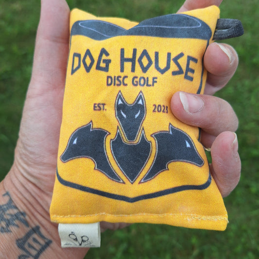 Custom Dog House Chalk Bags by Sammi's Stitches