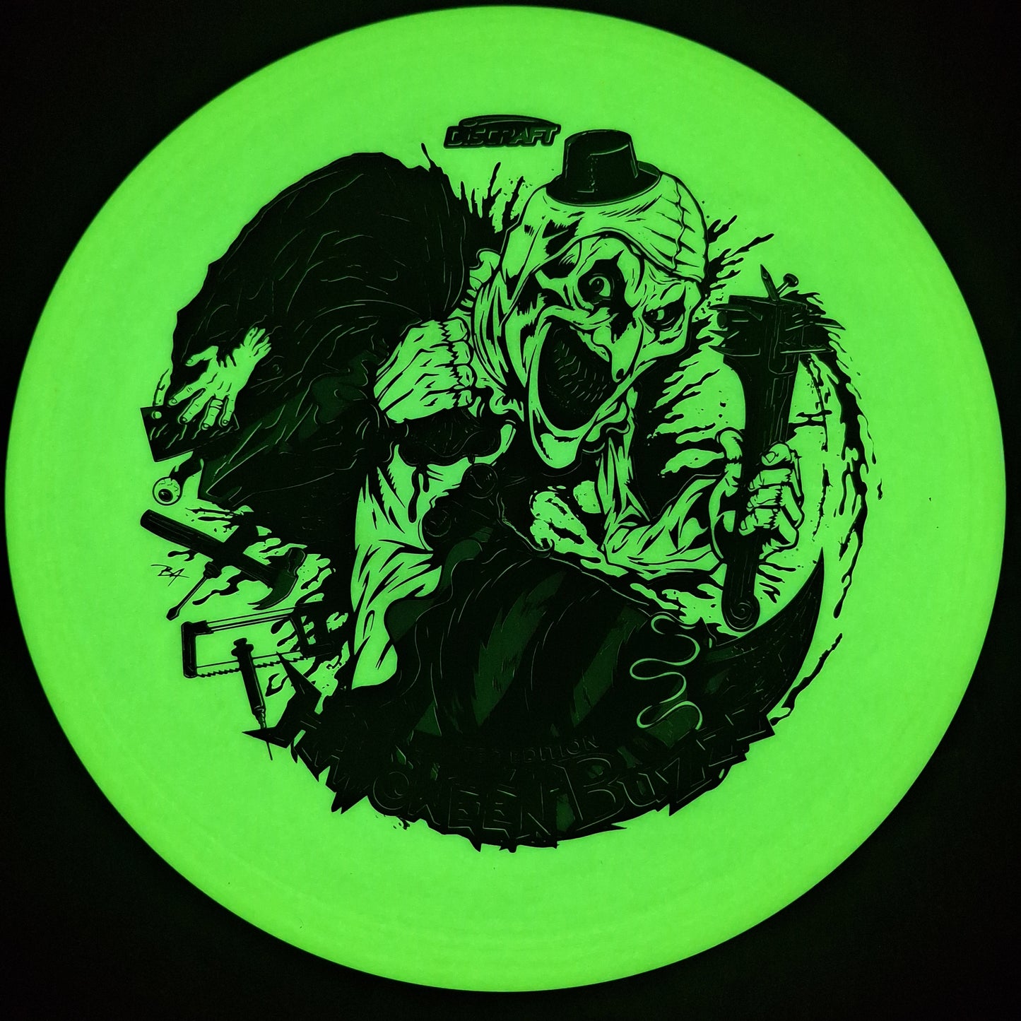 Discraft 2025 LE Halloween Glo Triple Stamped Buzzz