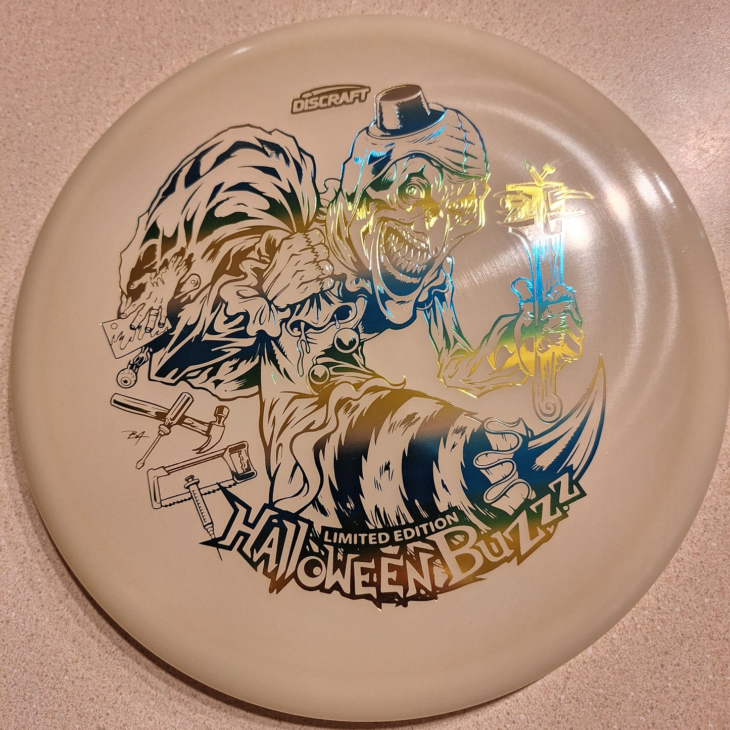 Discraft 2025 LE Halloween Single Stamped Mega Glo Buzzz