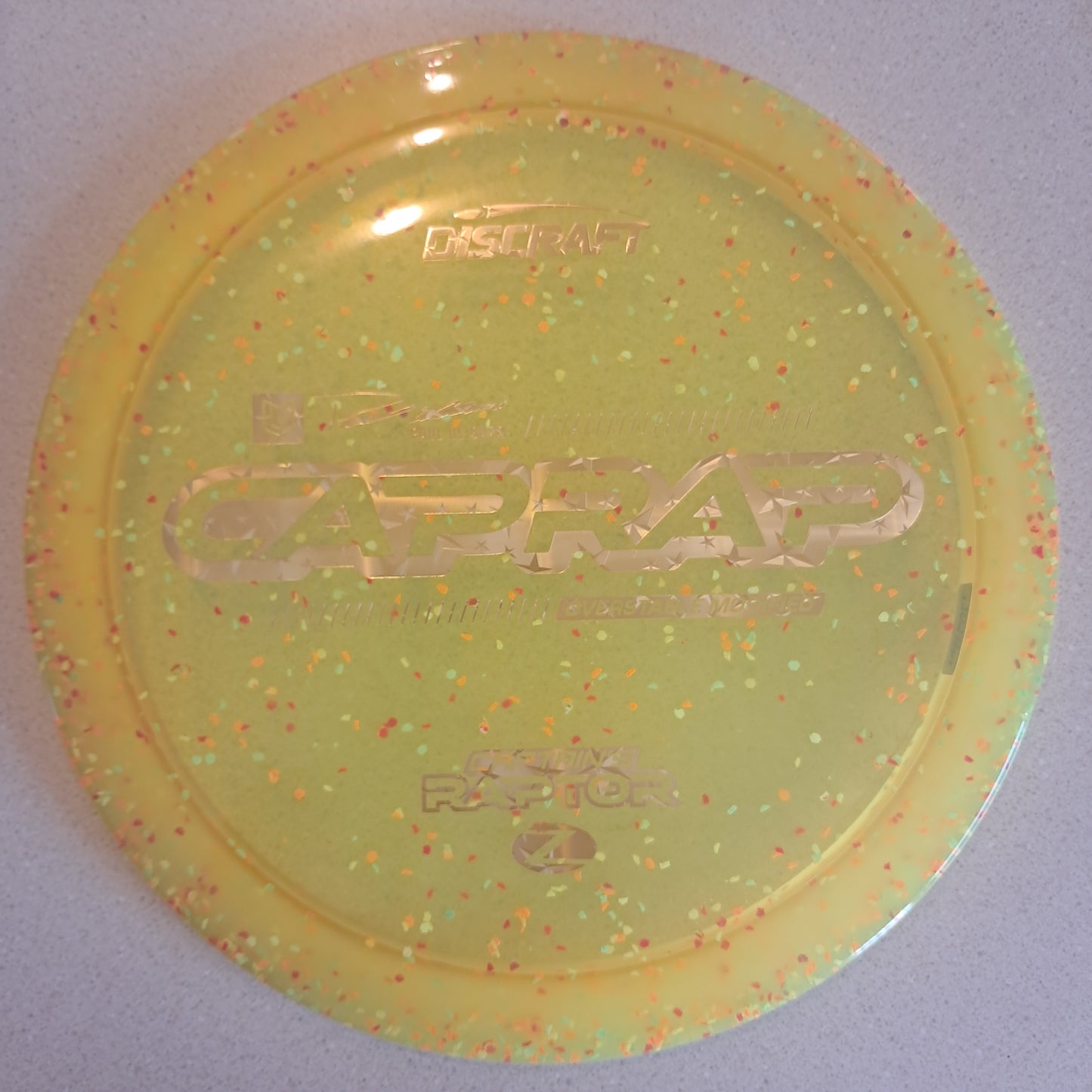 Discraft 2026 Paul Ulibarri Z Confetti Captain’s Raptor ( CapRap )