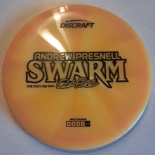 Discraft 2025 Tour Series Andrew Presnell Z Swirl Swarm