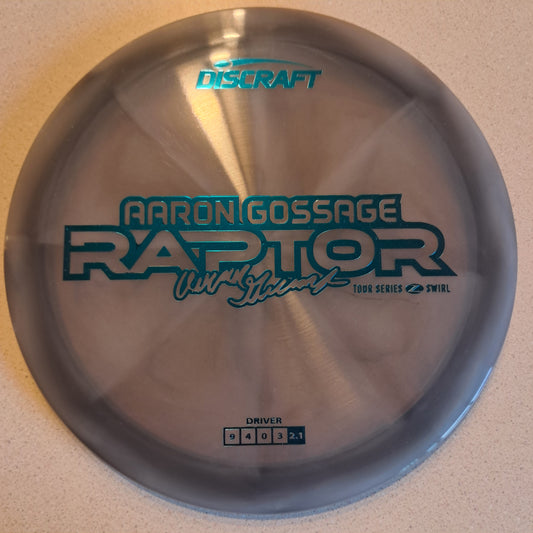 Discraft 2025 Tour Series Aaron Gossage Z Swirl Raptor
