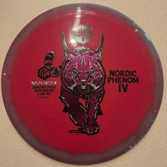 Discmania Nordic Phenom 4- Niklas Anttila Signature Series Glow Horizon S-Line DD3 (Triple-foil)