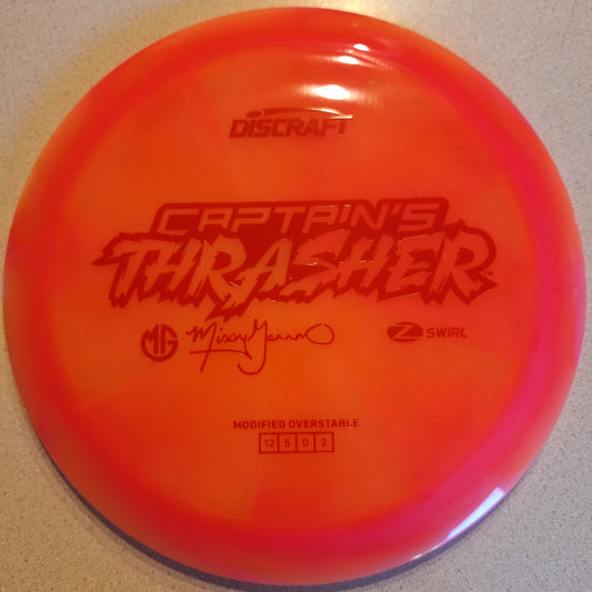 Discraft 2026 Tour Series Missy Gannon Z Swirl Captain's Thrasher