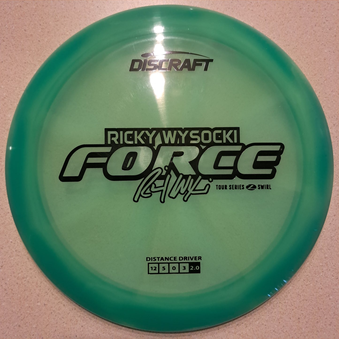Discraft 2025 Tour Series Ricky Wysocki Z Swirl Force