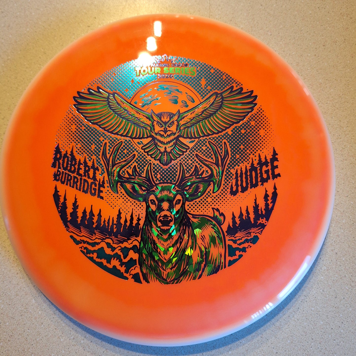 Dynamic Discs Robert Burridge 2026 Team Series Lucid-X Moonshine Orbit Judge
