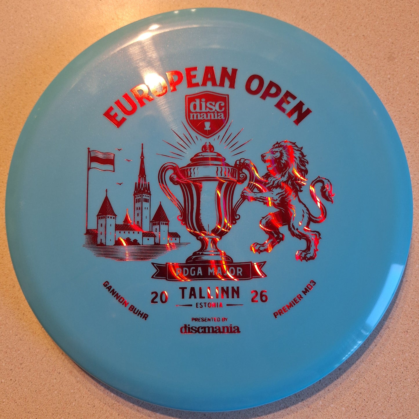 Discmania Gannon Buhr Triumph Series Q-Line MD3 (2026 European Open)