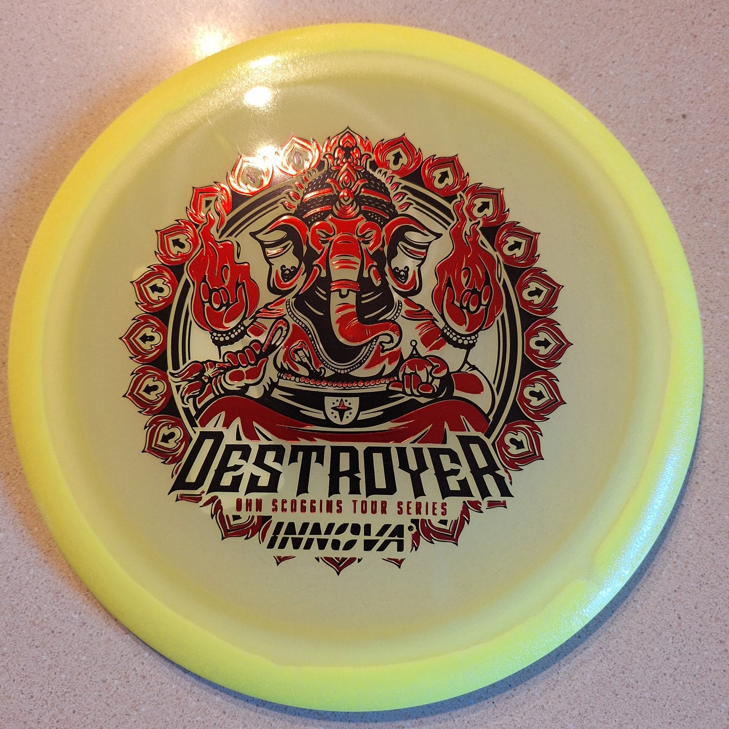 Innova Limited Edition 2026 Tour Series Ohn Scoggins Proto Glo Halo Champion Destroyer