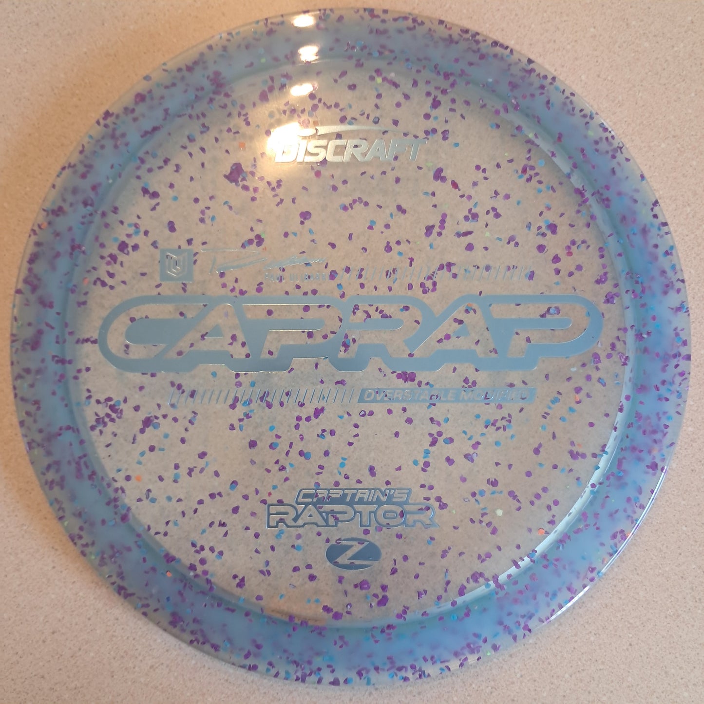 Discraft 2026 Paul Ulibarri Z Confetti Captain’s Raptor ( CapRap )