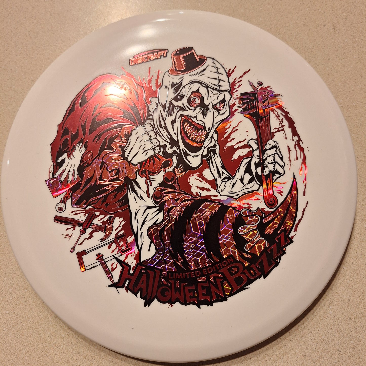 Discraft 2025 LE Halloween Glo Triple Stamped Buzzz