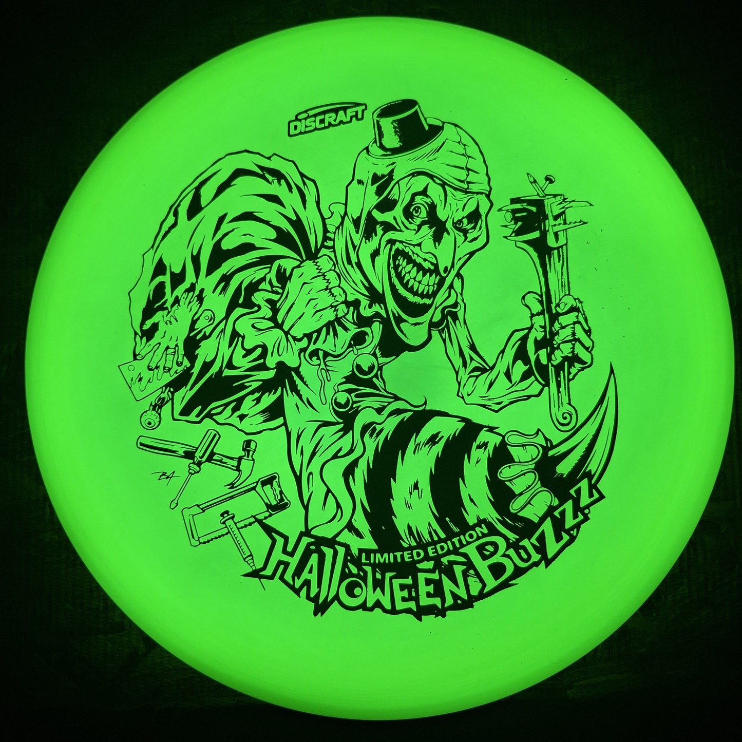 Discraft 2025 LE Halloween Single Stamped Mega Glo Buzzz