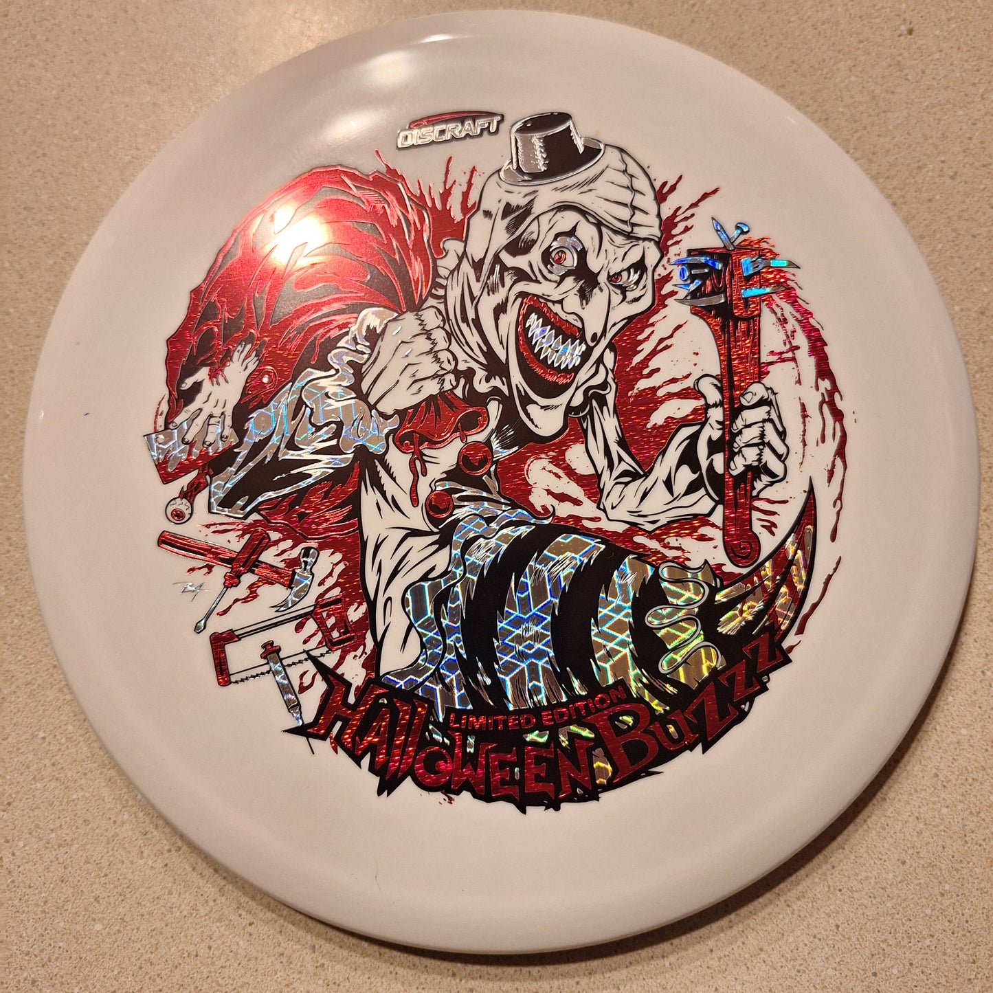 Discraft 2025 LE Halloween Glo Triple Stamped Buzzz